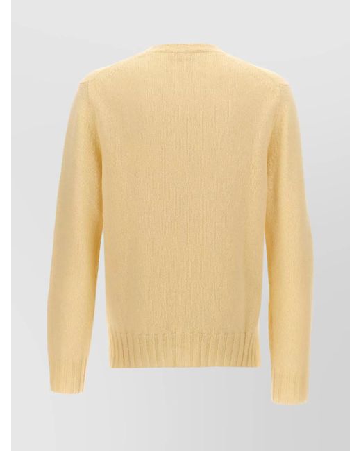 Jil Sander Yellow Wool Jumper for men