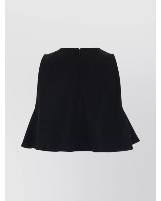 AMI Black Flared Top