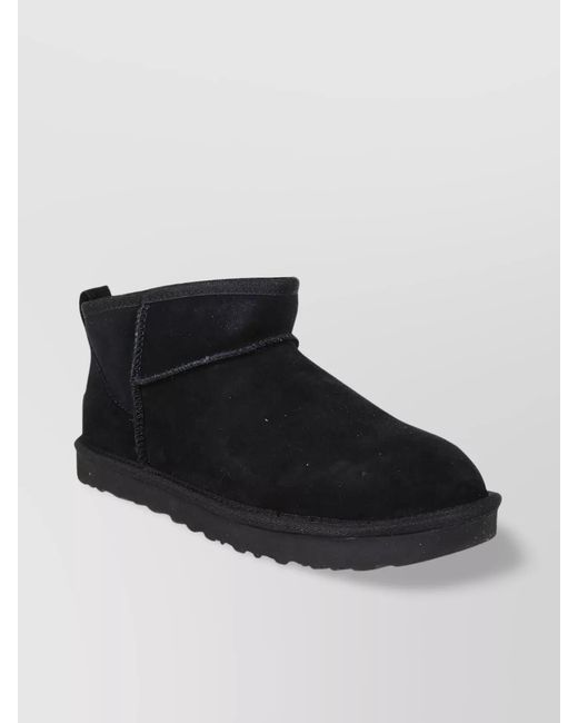 Ugg Black Suede Ankle Boots