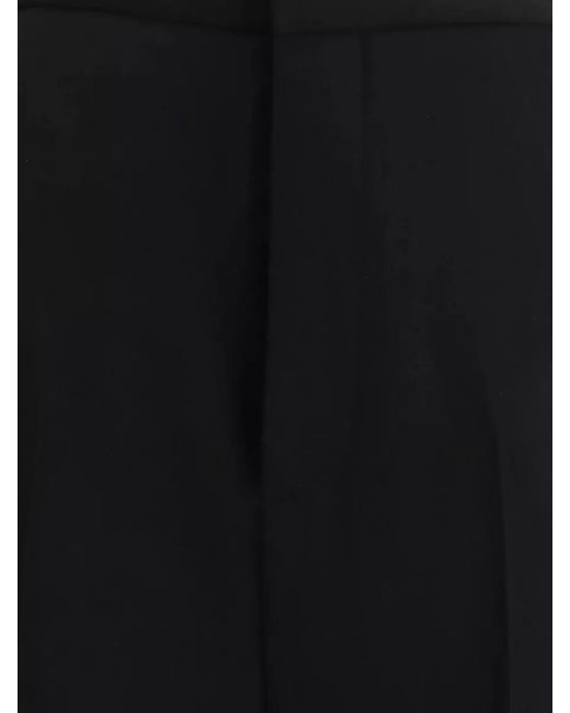Balenciaga Black Wide-Leg Trousers