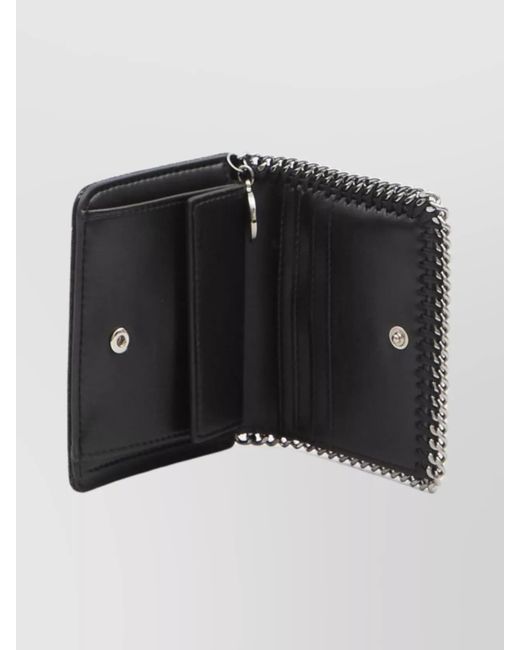 Stella McCartney Black Falabella Bifold Wallet