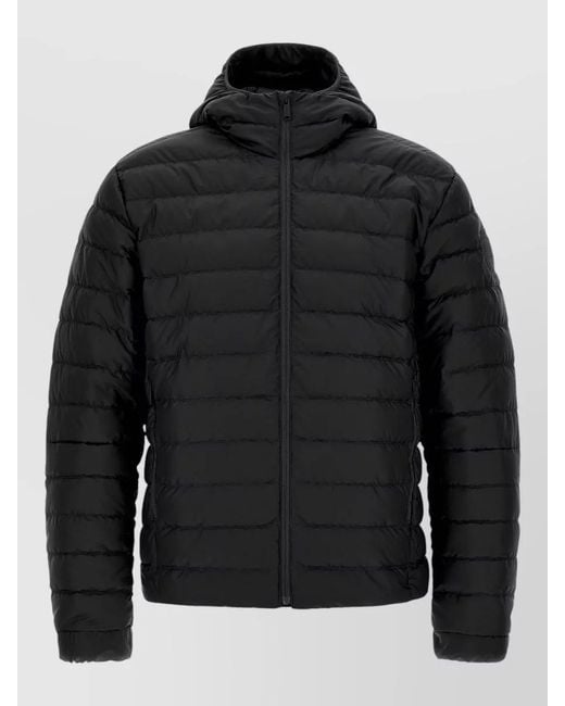 Canada Goose Blue Down Hooded Quilted Puffer Jacket for men
