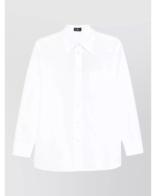 Etro White Cotton Shirt