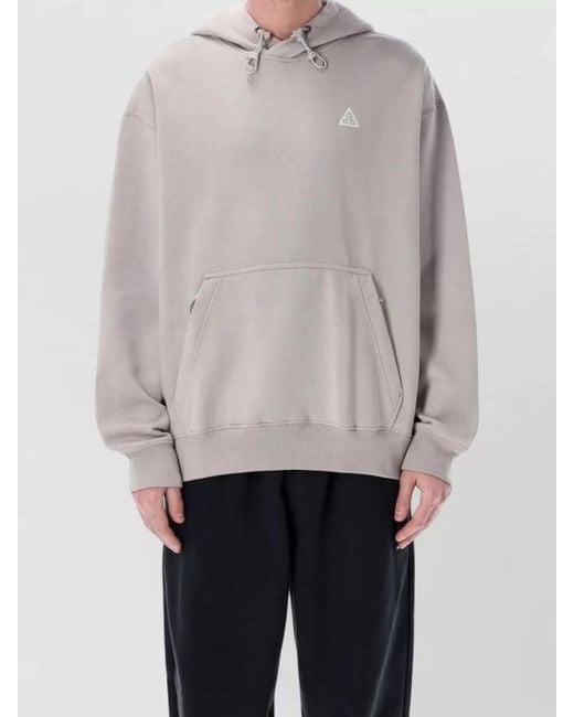 Nike Gray Acg Tuff Therma Fit Fleece Hoodie
