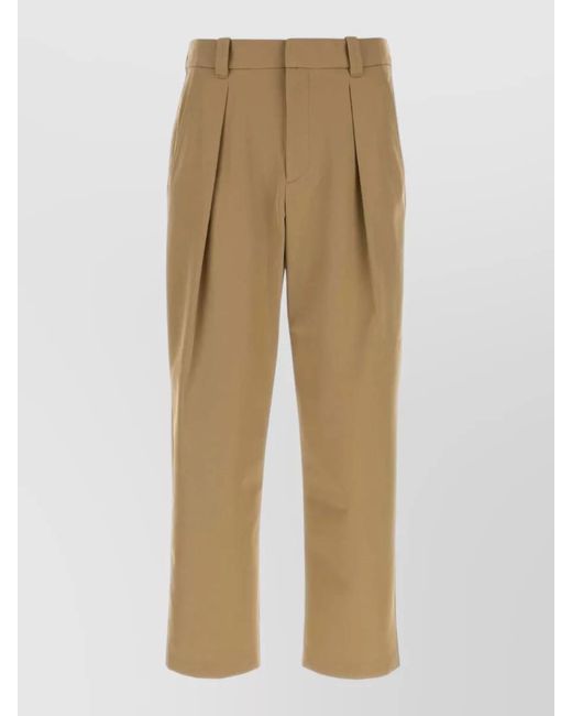 A.P.C. Natural Twill Straight-Leg Trousers for men