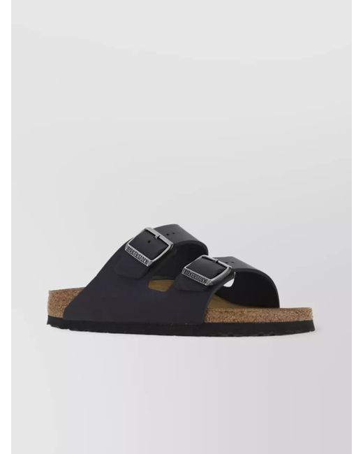 Birkenstock Black Leather Arizona Sandals