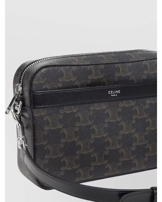 Céline Black Small Messenger Bag for men