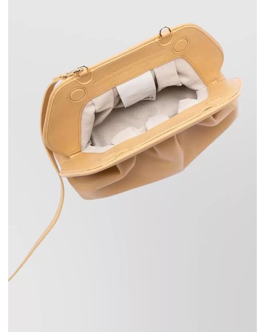 THEMOIRÈ Natural Bios Medium Vegan Leather Clutch Bag