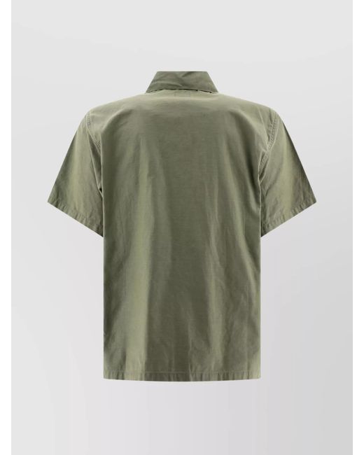 Needles Green Cotton Shirt for men