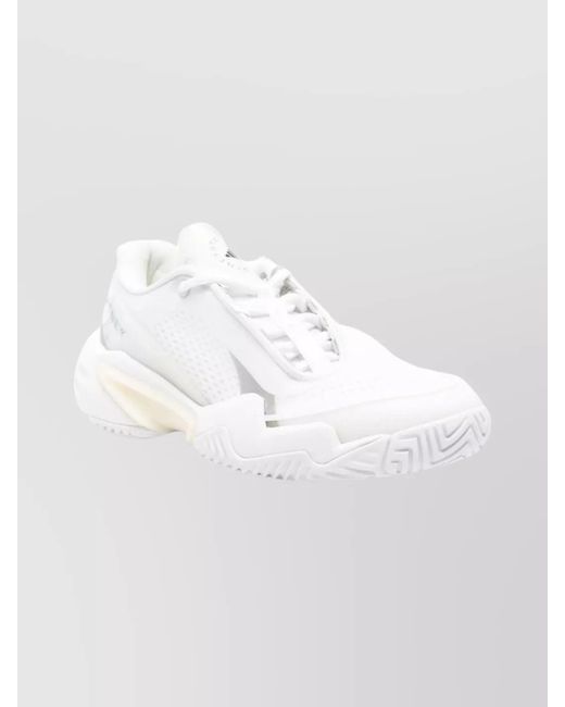 Adidas By Stella McCartney White Perforated Low-Top Sneakers