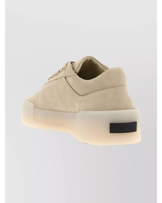 Fear Of God Natural Suede Low-Top Sneakers for men