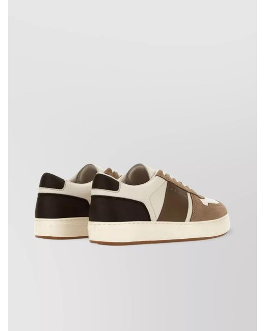 Hogan Metallic Leather Low-Top Sneakers for men