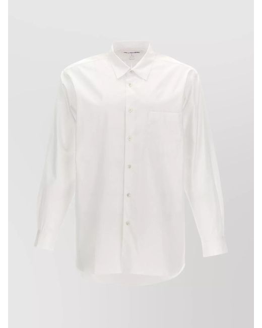 Chemise Blanche Comme Des Garçons - Taille S - 100% Coton - Coupe Slim - Occasion Très Bon état