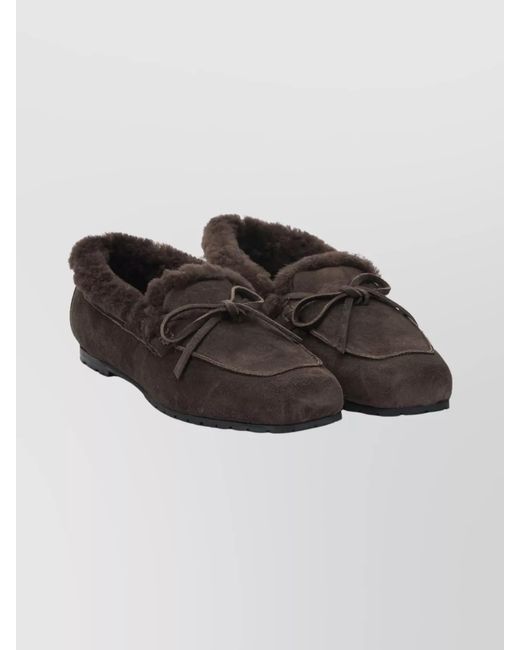 Aeyde Brown Leather Loafers