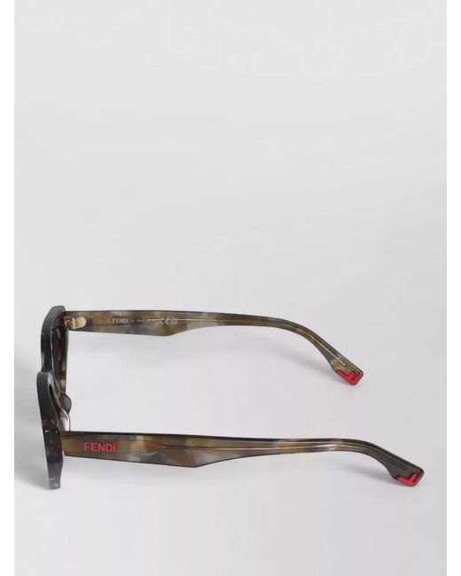 Fendi Multicolor Sunglasses Maison Fe40009I Cat Eye Design