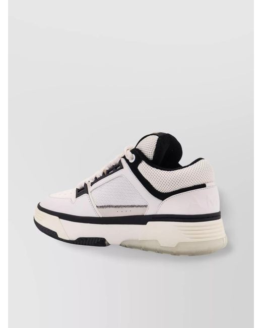 Amiri Metallic Leather Low-Top Sneakers for men