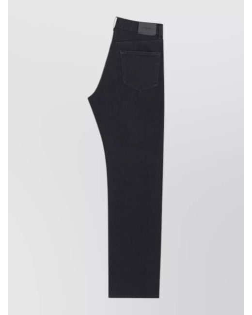 Saint Laurent Blue Straight Leg Jeans Superghi Belt Loops for men