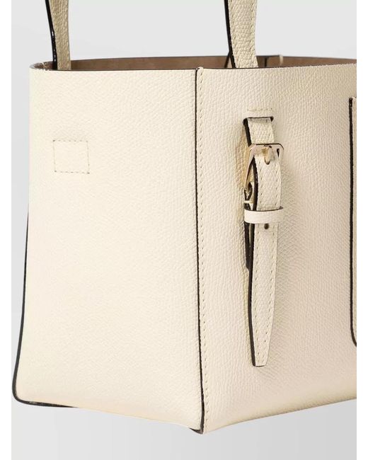 Valextra Natural Na Leather Tote Bag