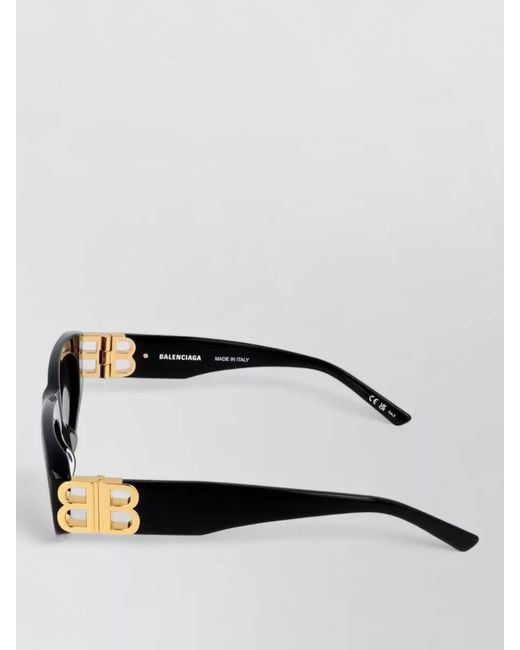Balenciaga Gray Sunglasses Bb0095S 001 Cat Eye Style