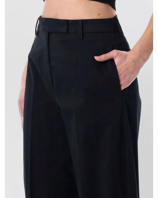 Thelatest Blue Dina High Waist Pleated Wide Leg Pants