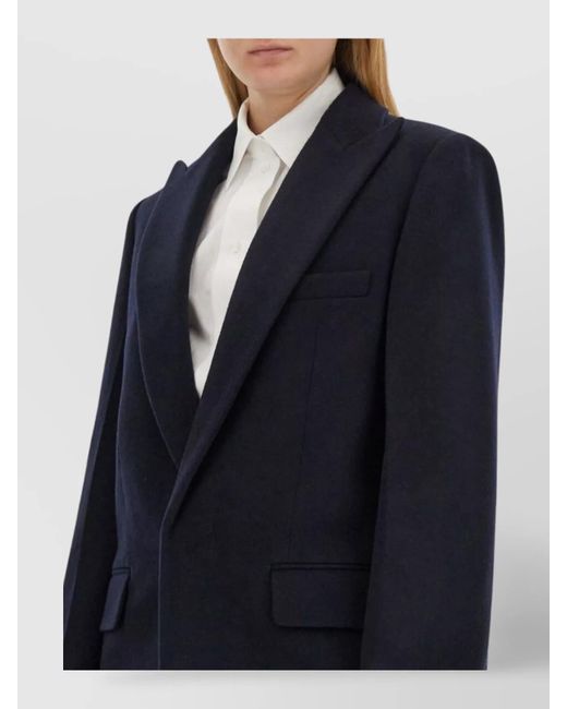 Victoria Beckham Black Cashmere Oversized Blazer