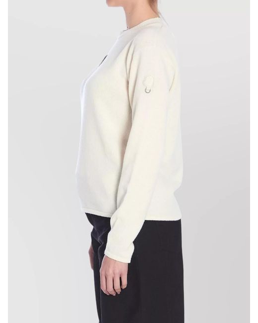 Moncler White Cashmere Wool Jumper
