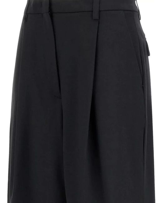 Thelatest Blue Wide Leg Pants Belt Loops Back Pockets