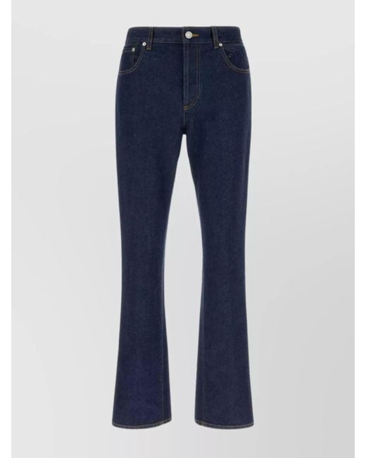 Gucci Blue Denim Straight-Leg Jeans for men
