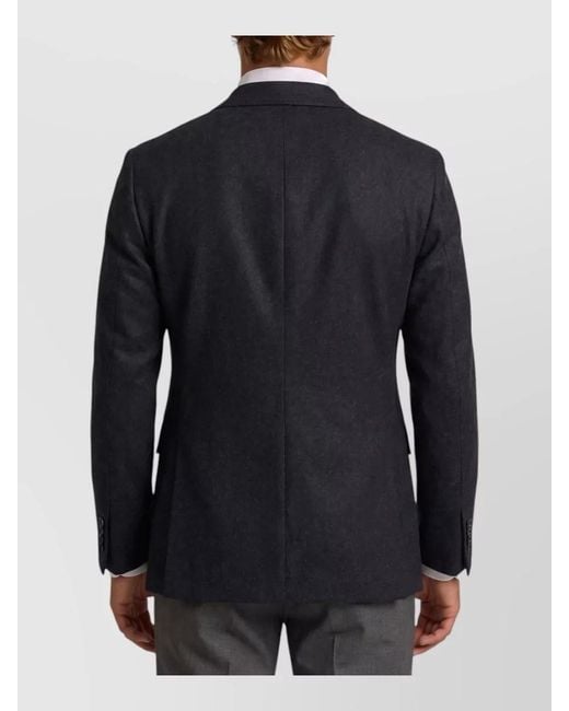Tagliatore Blue New York Double Breasted Wool Jacket for men