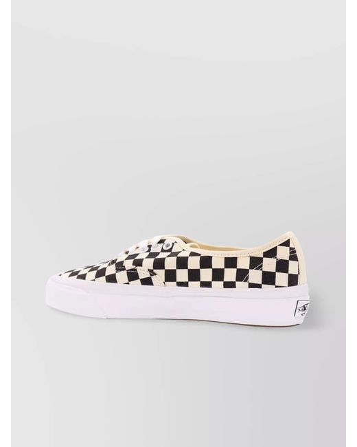 Vans Metallic Canvas Checkerboard Low-Top Sneakers for men