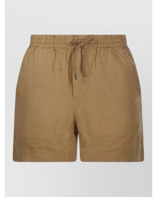 Ralph Lauren Natural Shorts Side And Back Pockets Design for men