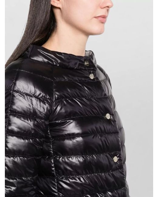 Herno Black Quilted Down Puffer Jacket