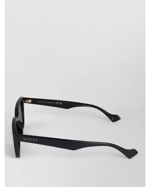 Gucci Black Sunglasses Gg1539S 001 Rectangular Frame for men