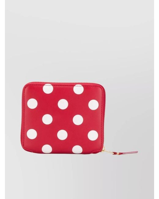 Comme des Garçons Red Leather Purse
