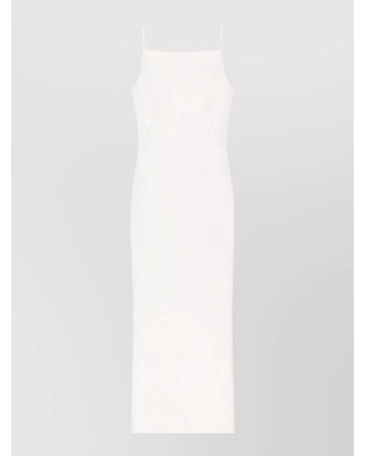 Givenchy White Crepe Cady Maxi Dress
