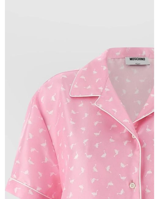 Moschino Pink Silk Shirt