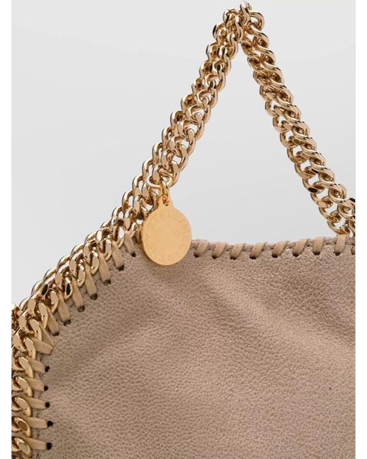 Stella McCartney Natural Falabella Tiny Shoulder Bag