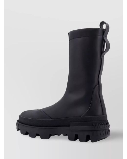 Moncler Genius Black Leather Boots