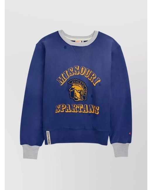 Champion Blue Logo Crewneck Sweatshirt for men