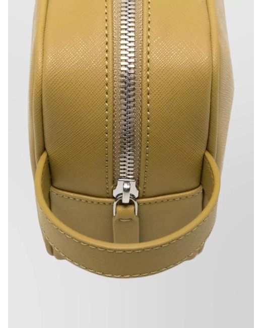 Emporio Armani Natural Logo Beauty Case Rectangular Clutch Wrist Strap for men