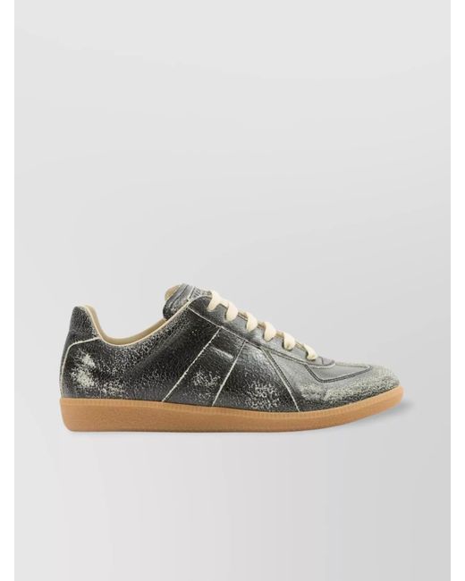 Maison Margiela Multicolor Leather Low-Top Sneakers for men