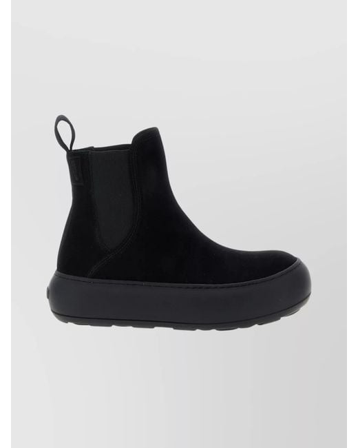 Moschino Black Leather Boots