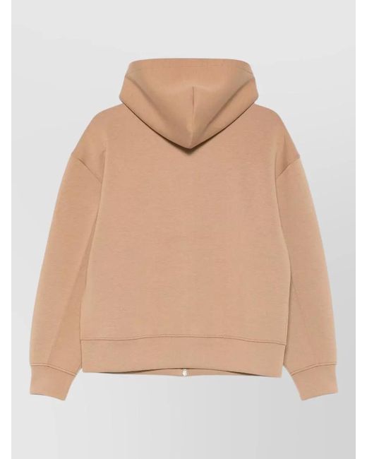 Calvin Klein Natural Cotton Hooded Sweatshirt Kangaroo Pocket Full Zip for men