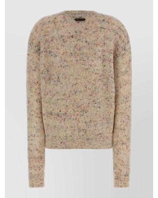 Moschino Natural Wool Teddy Bear Jumper