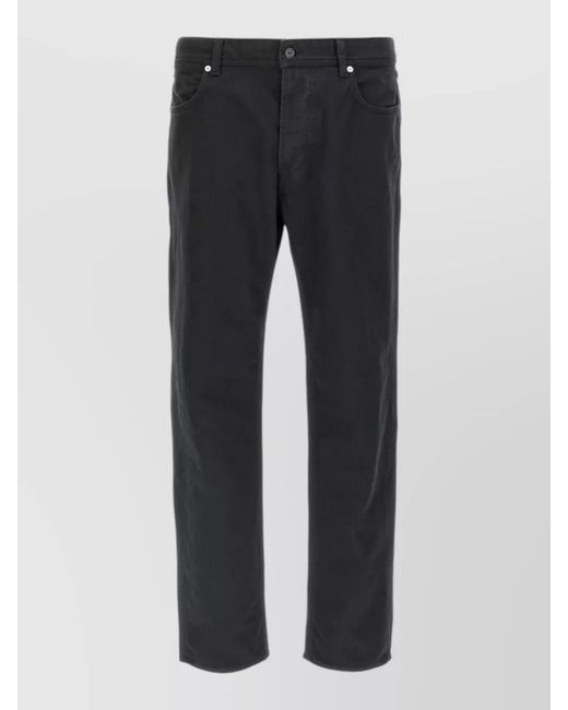 Stone Island Black Regular-Fit Straight-Leg Denim Jeans for men