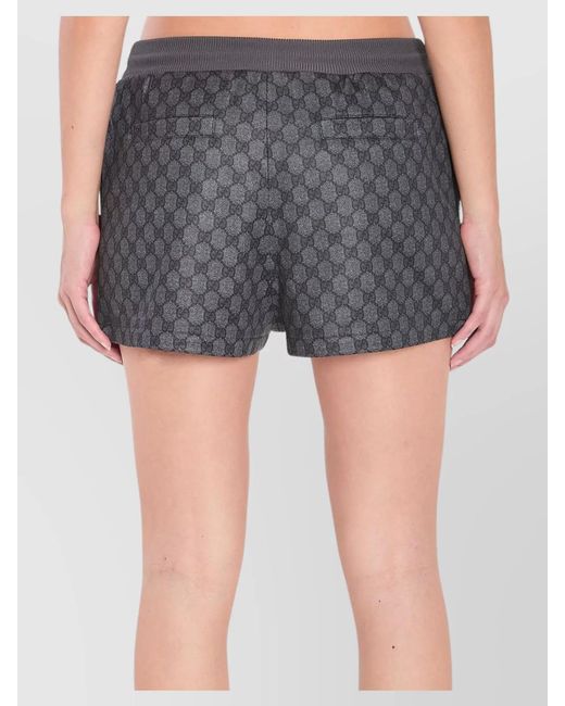 Gucci Gray Gg Shorts