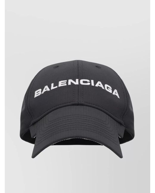 Balenciaga Black Baseball Cap for men