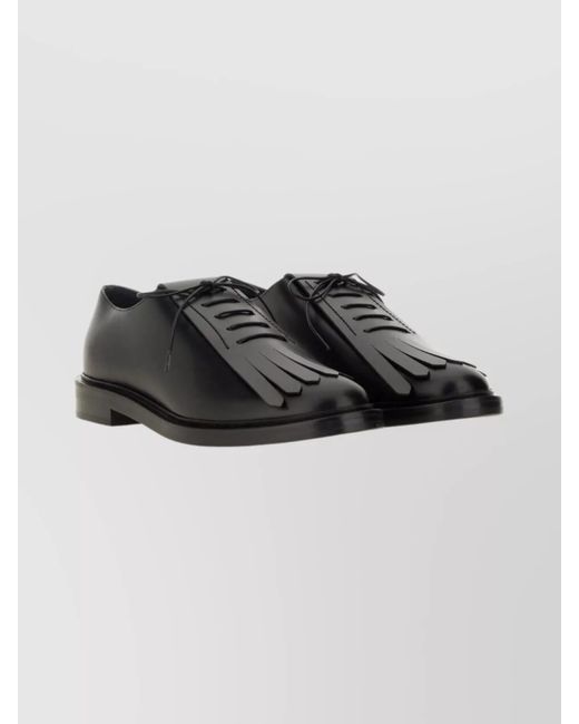 Max Mara Multicolor Leather Derby Shoes
