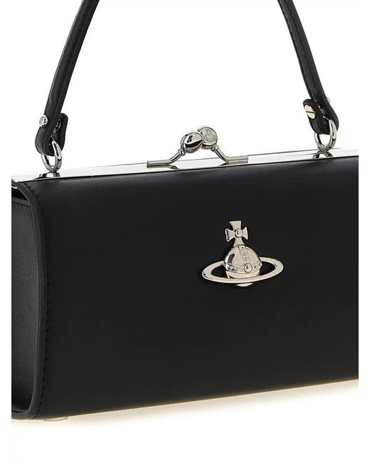 Vivienne Westwood Black Doll Xl Clutch Bag