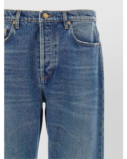 Golden Goose Deluxe Brand Blue Denim Straight-Leg Jeans for men